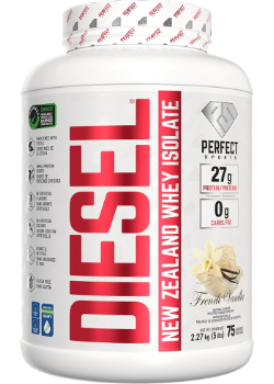 Diesel 100% New Zealand Whey Isolate (French Vanilla) - 5Lbs