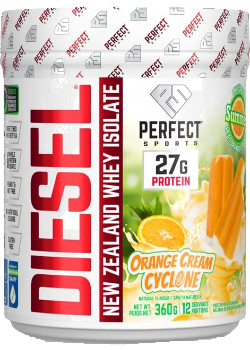Diesel 100% New Zealand Whey Isolate (Orange Cream Cyclone) - 360g