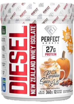 Diesel 100% New Zealand Whey Isolate (Pumpkin Spice Latte) - 360g