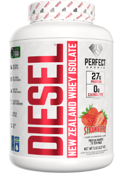 Diesel 100% New Zealand Whey Isolate (Strawberry) - 5Lbs