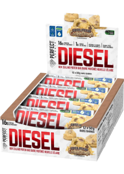Diesel New Zealand Protein Bars (Chocolate Chip Cookie Dough) - 12 x 50g