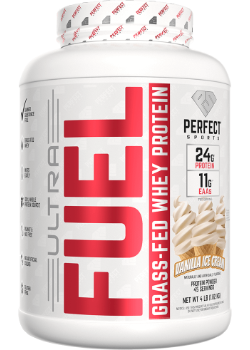 Ultra Fuel Grass Fed Whey Protein (Vanilla Ice Cream) - 4Lbs