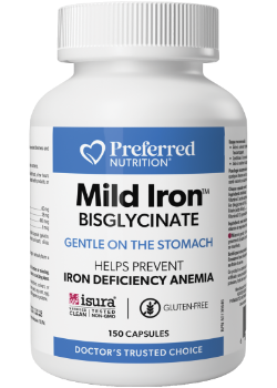 Mild Iron Bisglycinate - 150 Caps
