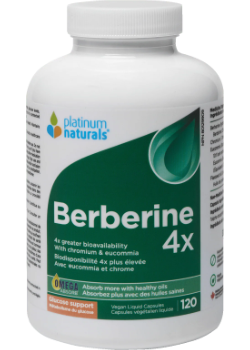 Berberine 4x - 120 Liquid Caps