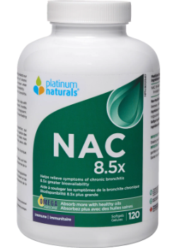 NAC 8.5x (N-Acetyl-L-Cysteine) - 120 Softgels