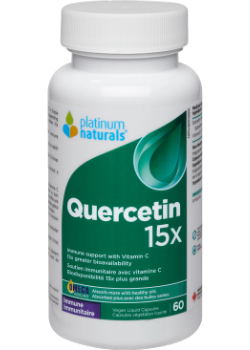 Quercetin 15x - 60 Liquid Caps