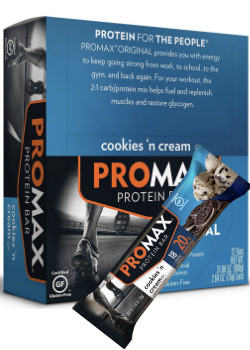 Promax Bar (Cookies & Cream) - 12 Bars - Promax Nutrition
