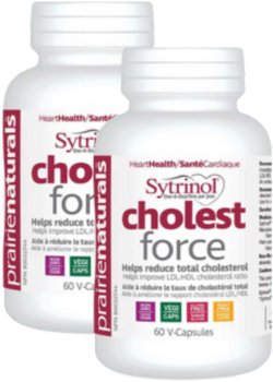 Sytrinol Cholest Force - 60 + 60 V-Caps (2 For Deal)
