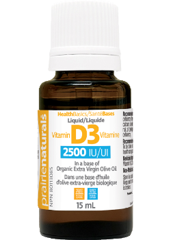 Vitamin D3 2,500iu (Organic Olive Oil Base) - 15ml