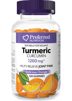 Tumeric Curcumin 1260mg (Orange) - 120 Gummies