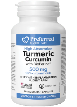 Turmeric Curcumin With BioPerine 500mg - 90 V-Caps
