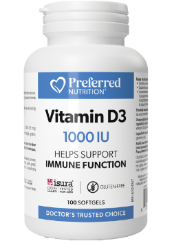 Vitamin D3 1,000iu - 100 Softgels