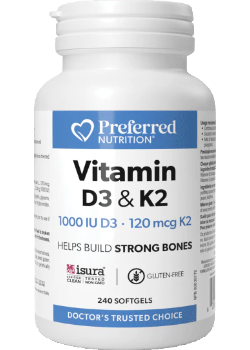 Vitamin D3 & K2 - 240 Softgels