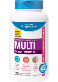 Progressive Multi 50+ Women - 120 V-Caps