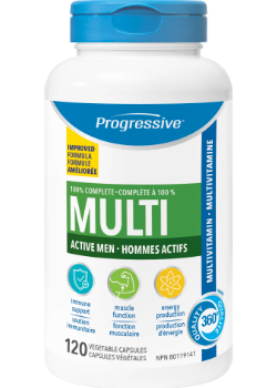 Progressive Active Men's Multi - 120 V-Caps