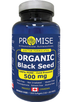Black Seed 500mg (Organic) - 200 Softgels