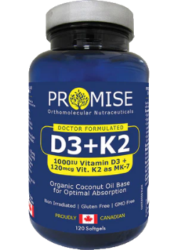 D3 + K2 - 120 Softgels