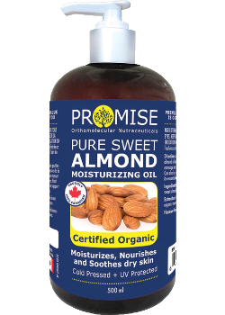 Pure Sweet Almond Moisturizing Oil (Organic) - 500ml