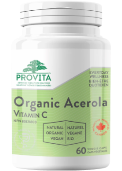 Acerola Organic Vitamin C - 60 V-Caps