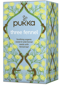 Three Fennel Tea - 20 Tea Bags - Pukka