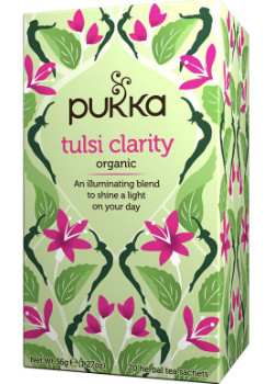 Tulsi Clarity Tea - 20 Tea Bags - Pukka