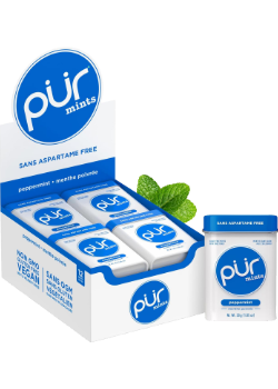 Pur Mints (Peppermint) - 12 x 30 Mints