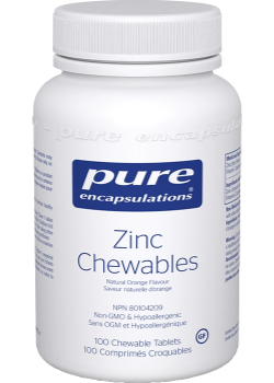 Zinc Chewables (Natural Orange) - 100 Chew Tabs