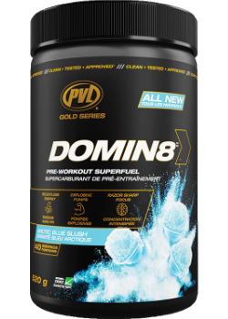 DOMIN8 Pre-Workout (Arctic Blue Slush) - 520g