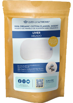 Organic Cotton Flannel Insert (Liver) - 1 Pad