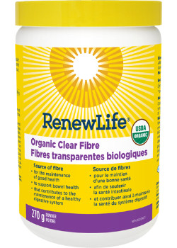 Organic Clear Fibre - 270g - Renew Life