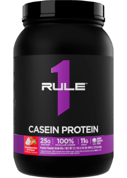 Rule 1 Casein Protein (Strawberries & Creme) - 2Lbs