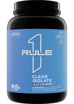 Rule 1 Clear Isolate (Blue Raspberry) - 1.52Lbs