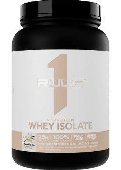 R1 Protein Whey Isolate (Naturally Flavored, Vanilla Creme) - 1.68Lbs
