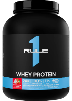 Rule 1 Whey Protein (Strawberries & Cream) - 5Lbs