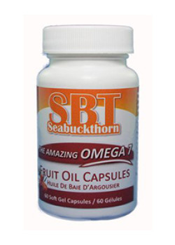 Sbt - Seabuckthorn Amazing Omega 7 (Fruit Oil) 500mg - 60 Softgels - Sbt
