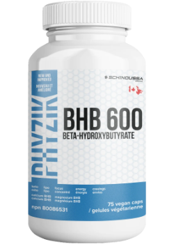 BHB 600 (Beta-Hydroxybutyrate) - 75 V-Caps - Schinoussa