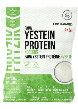 Phyzik Fava Yestein Protein+ Greens (Unflavoured) - 500g - Schinoussa