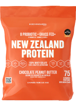 Schinoussa Probiotic New Zealand Protein Whey Isolate (Chocolate Peanut Butter) - 2.3kg - Schinoussa