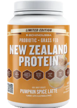 Schinoussa Probiotic New Zealand Protein Whey Isolate (Pumpkin Spice Latte) - 454g