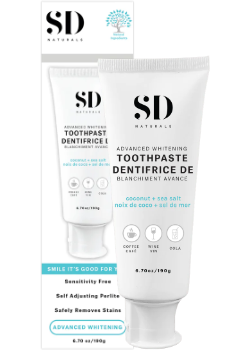 Advanced Whitening Toothpaste (Coconut + Sea Salt) - 190g
