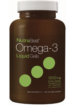 Nutra Sea Omega-3 Liquid Gels (Fresh Mint) - 100 Softgels