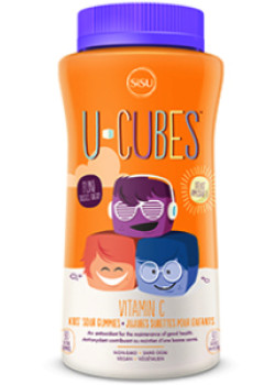 U-Cubes Kids Vitamin C (Orange And Strawberry) - 90 Gummies - Sisu