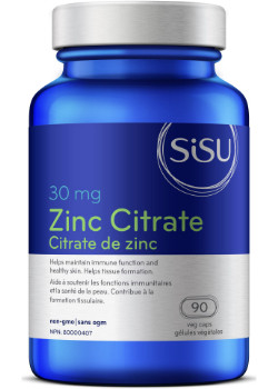 Zinc Citrate 30mg - 90 Caps