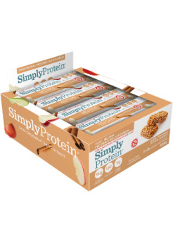 Simply Protein Whey Bar (Apple Cinnamon) - 12 Bars - Simply Choices