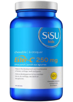Ester-C Kids 250mg (Citrus Stars) - 120 Chew Tabs - Sisu Ester-C Kids 250mg (Citrus Stars) - 120 Chew Tabs - Sisu
