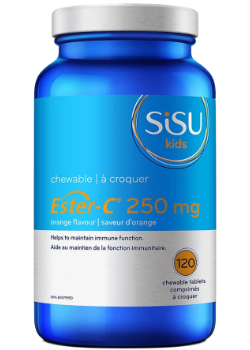 Ester-C Kids 250mg (Orange Stars) - 120 Chew Tabs - Sisu Ester-C Kids 250mg (Orange Stars) - 120 Chew Tabs - Sisu
