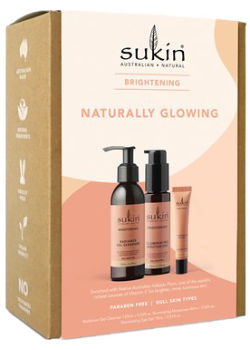 Naturally Glowing (Brightening) Gift Packet - 1 Kit - Sukin