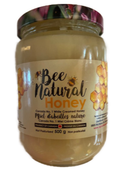 Bee Honey Canada No. 1 White Creamy Honey (Natural Raw-Unpasturized) - 500g