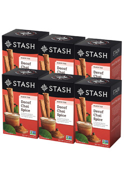 Decaf Chai Spice (Black Tea) - 18 Tea Bags x 6 Boxes