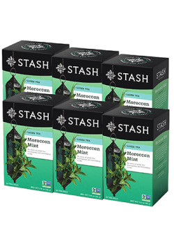 Moroccan Mint (Green Tea) - 20 Tea Bags x 6 Boxes